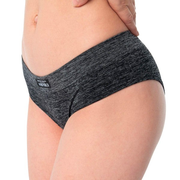 Poleron Mujer Nano Fleece Gris Oscuro Kano Tineo Deportivo